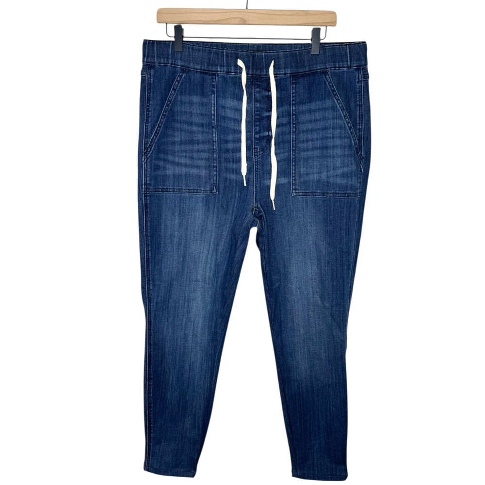 Judy Blue Dark Blue High Rise Pull-On Jeans
